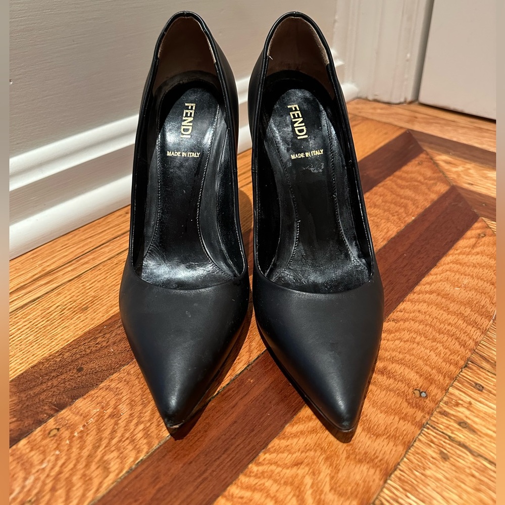 Fendi Authentic Black Stilettos